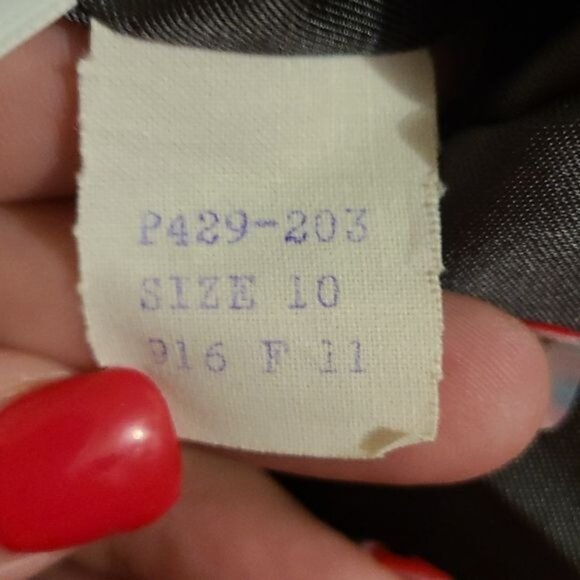 Vintage Pendleton Petite Purple Pink Gray Wool Size 10 Blazer - Picture 7 of 8